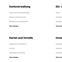 Übersicht über Trade Republic: Erste Schritte, Kontoverwaltung, Ein-/Auszahlungen, Geschenke, Karten, Vorteile, Investition & Portfolio. Nachteile sind hier nicht aufgeführt.