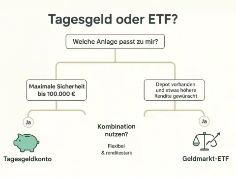Geldmarkt-ETF - Sinnvoll parken oder Rendite-Traum?