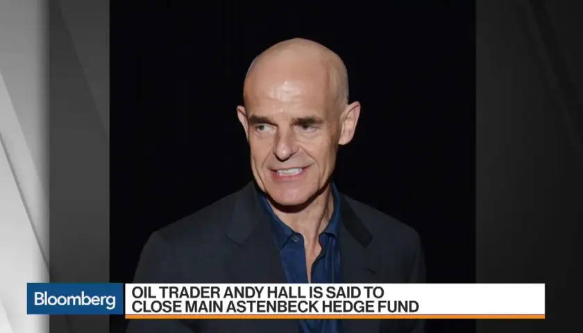 Öl-Händler Andrew Hall, bekannt für seine kühnen Wetten, schließt angeblich seinen Hauptfonds.