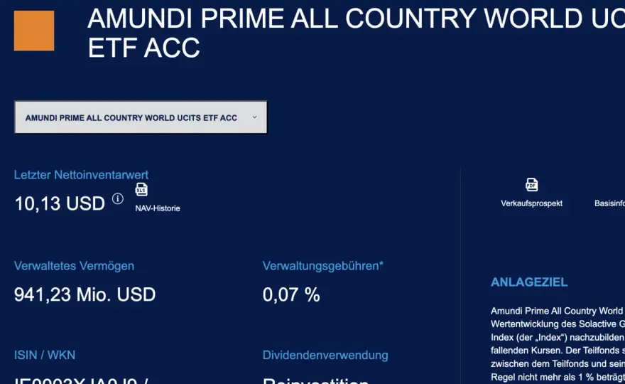Amundi Prime Global ETF - Lohnt sich der günstige Welt-ETF?