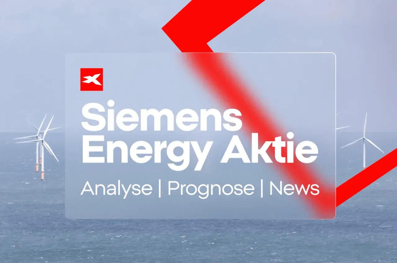 Siemens Energy Aktie: Analyse, Prognose, News. Windkraftanlagen im Meer, die den Aufwärtstrend des Siemens Energy Kursziels symbolisieren.