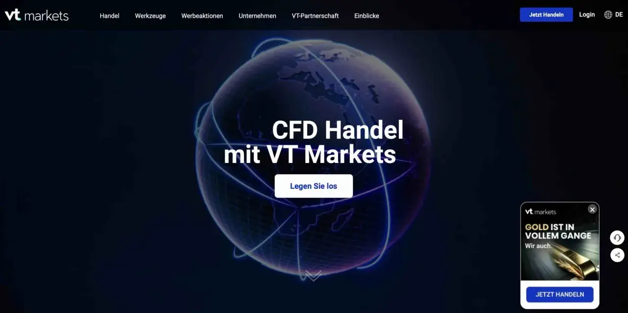 VT Markets: CFD-Handel mit einem globalen Broker. Entdecken Sie die Welt des Handels.