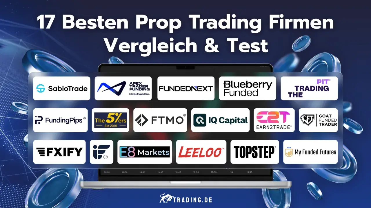 Vergleich der 17 besten Prop Trading Firmen. Hier erfahren Sie, ob ist traden legal und welche Anbieter seriös sind.