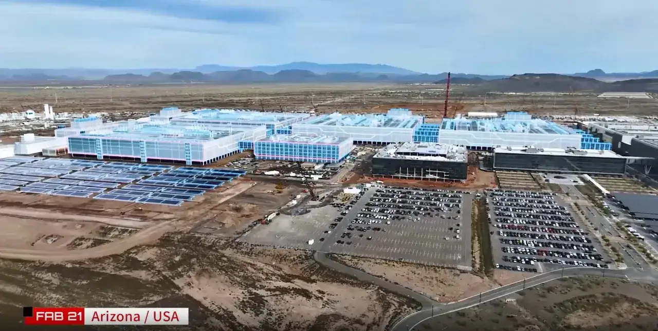 TSMC Fab 21 in Arizona, USA, a glimpse into the future of chip manufacturing, with a TSMC Prognose 2030 in mind.